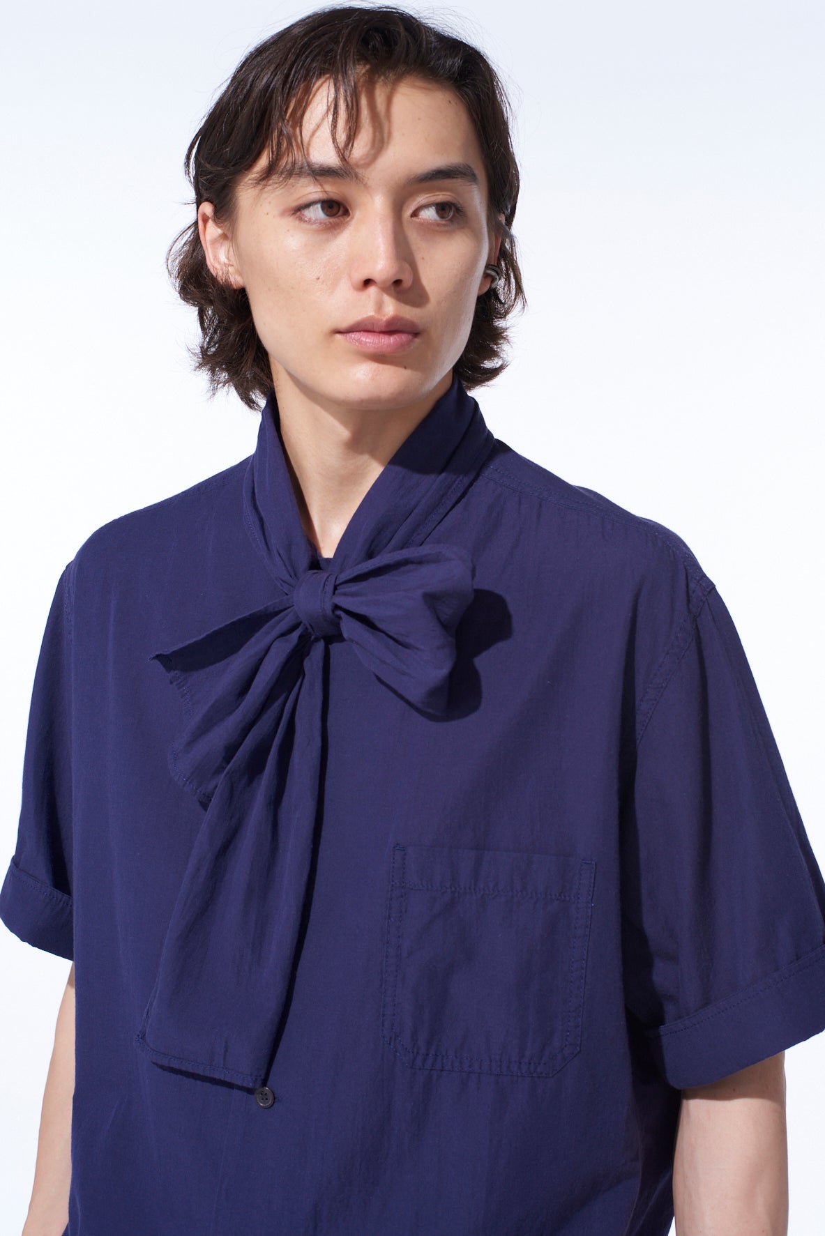 Premium Men's Broadcloth Chambray Short Sleeve Button-Down Shirt - Casual & Business Wear for Summer & Outdoor Activities