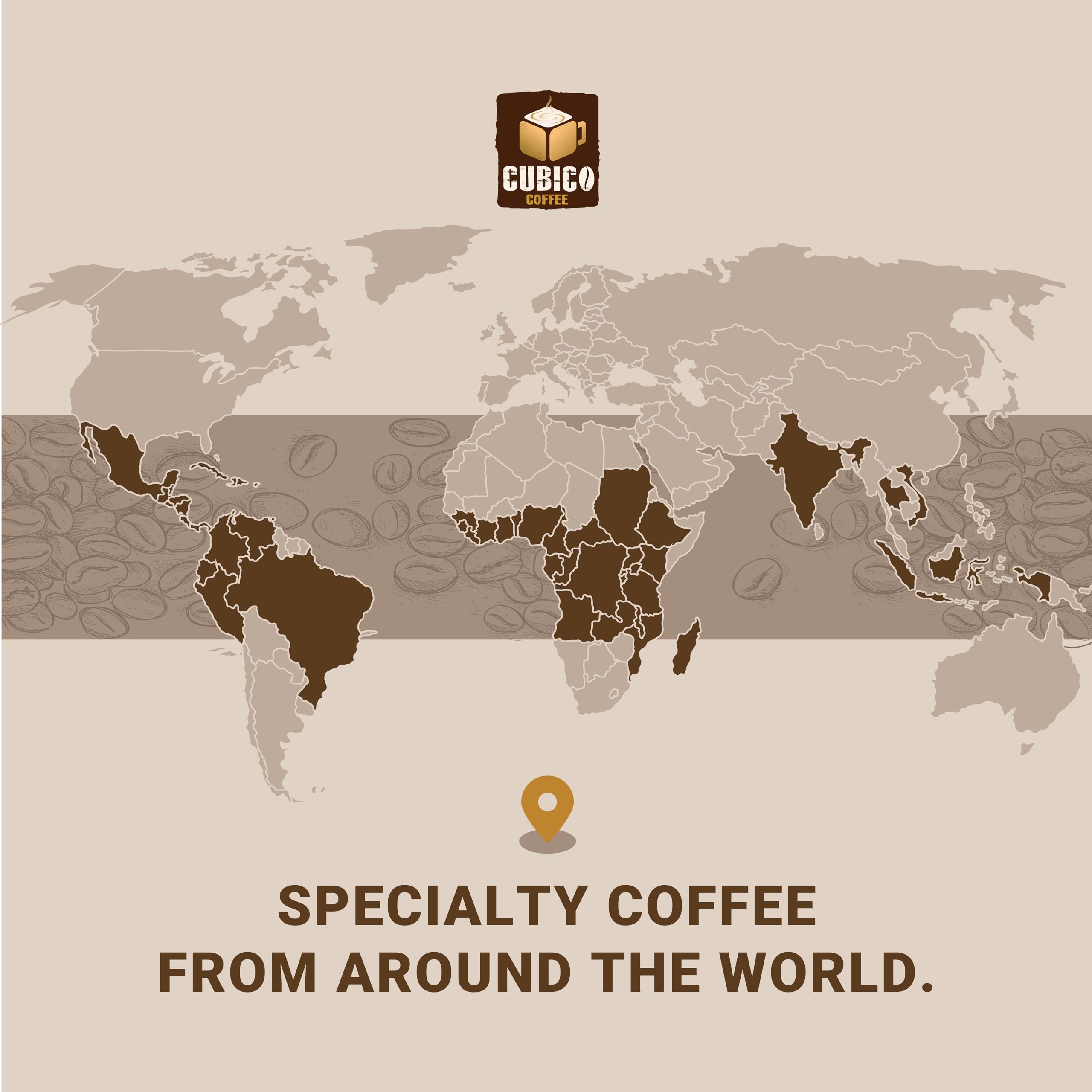 Premium Nicaragua Segovia Single Origin Ground Coffee - Fresh Roasted, 12 Ounce Bag | Rich & Smooth Flavor for Home Brewing, Office & Gifting | Cubico Coffee