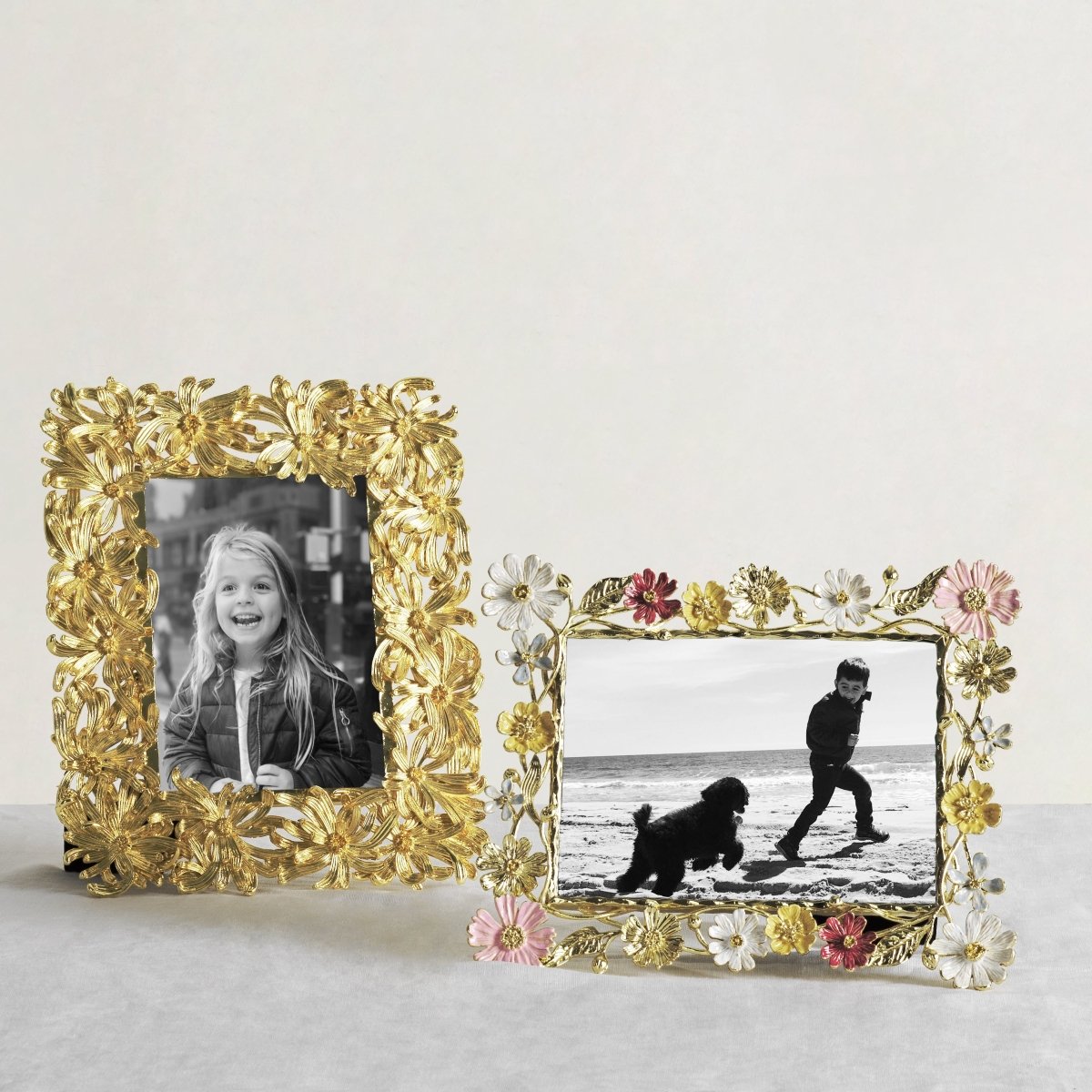 Wildflowers 5x7 Picture Frame - Elegant Floral Photo Display for Home Decor, Office, or Gift Giving