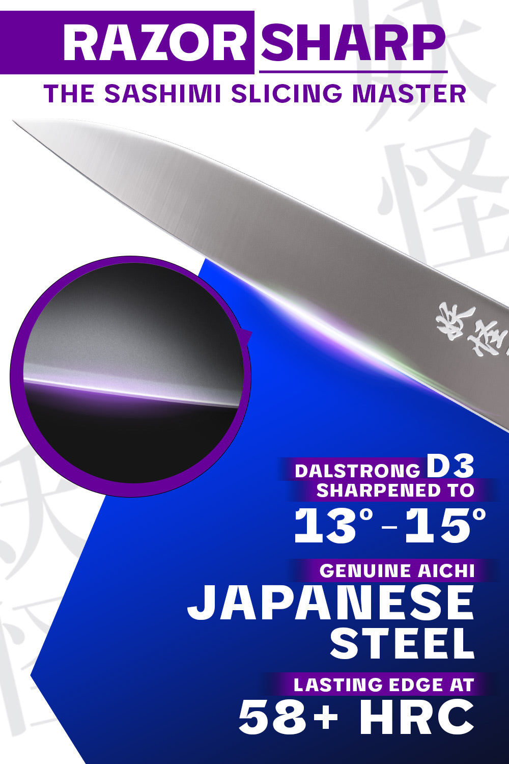 Premium Dalstrong Yanagiba Slicer Knife 9.5