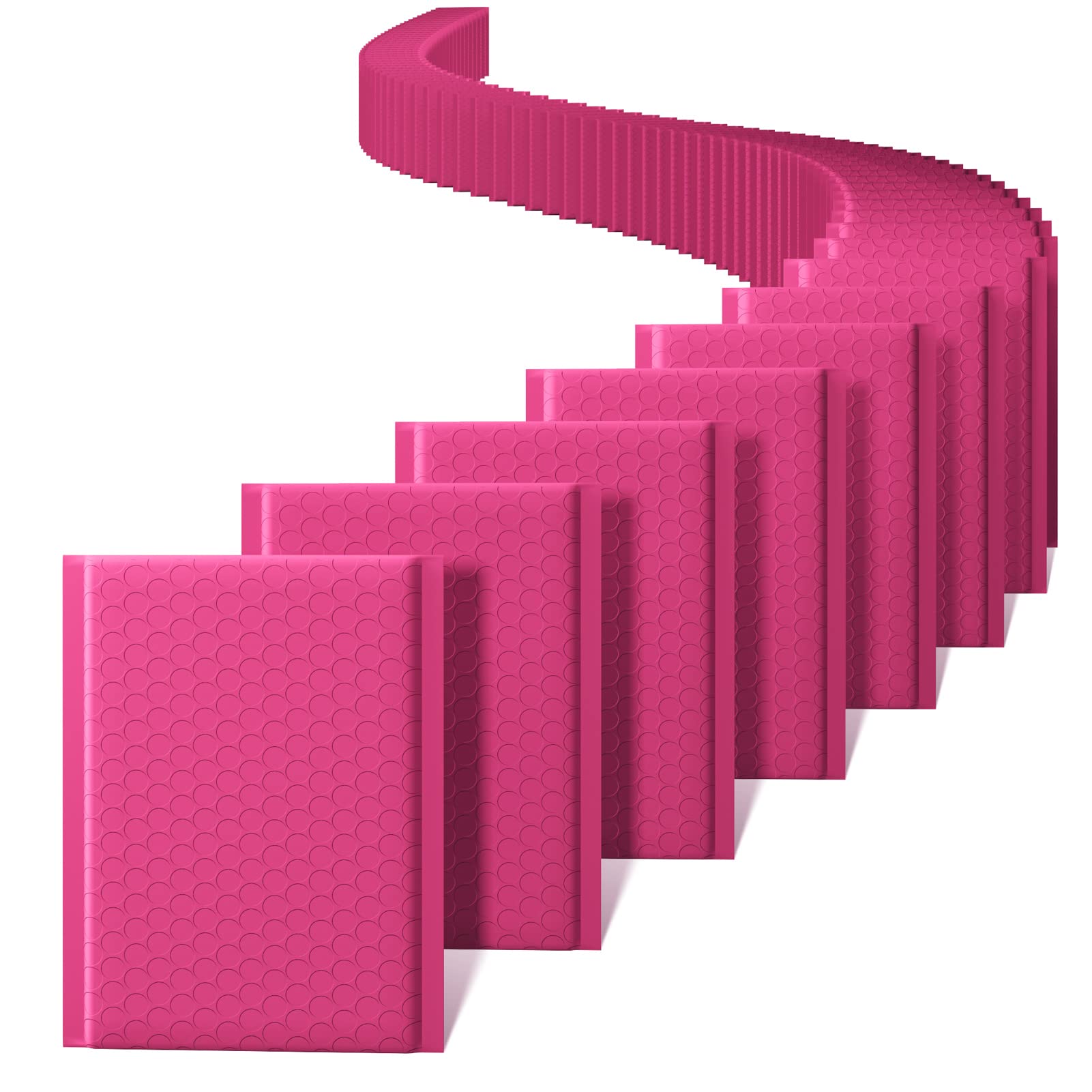 Metronic 6x10 Inch Pink Bubble Mailers - 100 Pack Opaque Padded Self-Seal Envelopes for Shipping Jewelry, Makeup & Small Gifts | Perfect for Ecommerce, Online Stores & Small Business Shipping Needs
