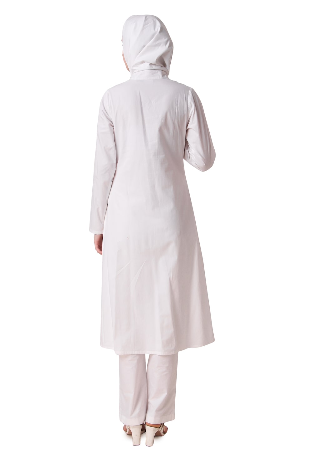 Hajna White Cotton Salwar Kameez - Traditional Indian Suit for Women | Comfortable & Breathable Cotton Outfit | Perfect for Festivals, Weddings & Special Occasions