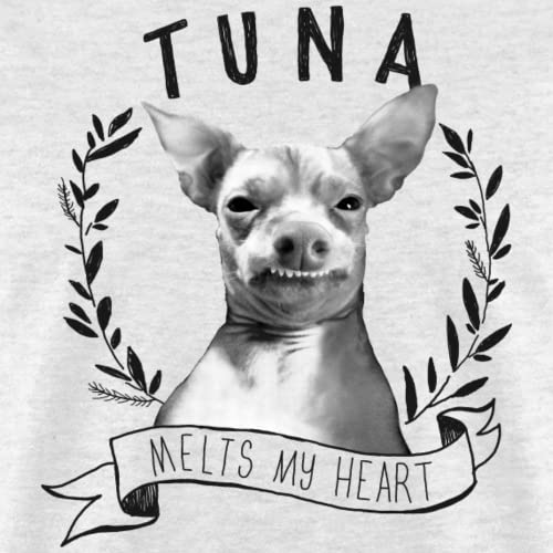 Spreadshirt Tuna Melts My Heart Graphic Men's T-Shirt - Funny Fish Lover Tee for Casual Wear & Gifts