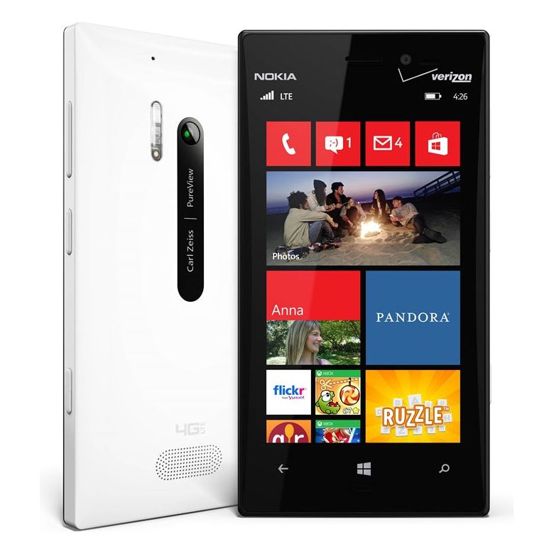 Nokia Lumia 928 32GB Unlocked Smartphone (White) - Verizon CDMA Compatible - Perfect for Business, Travel & Everyday Use