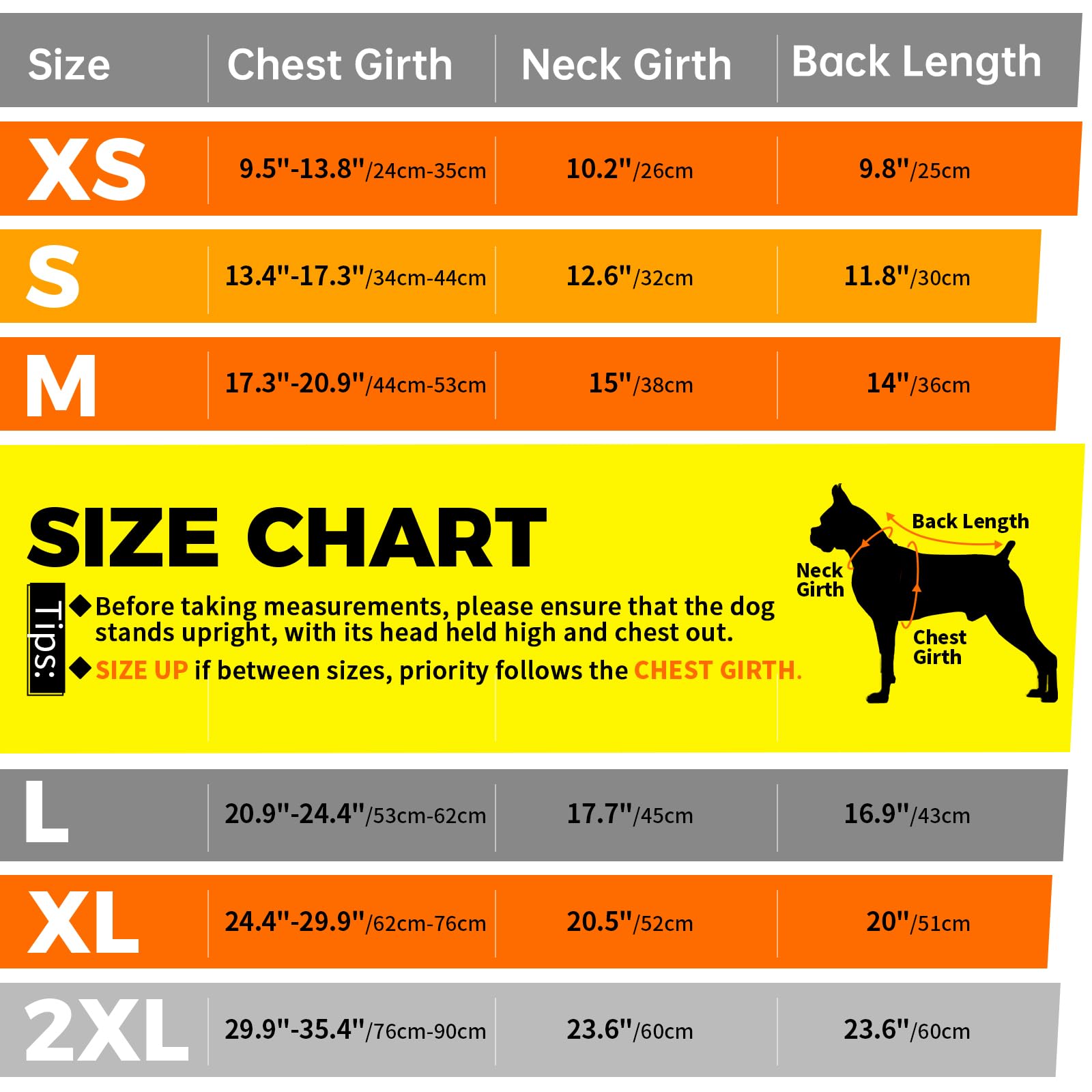 Lelepet Reversible Dog Puffer Jacket - Windproof & Warm Winter Coat for Large Dogs (XL) with Hook & Loop Closure | Lightweight Cold Weather Vest for Outdoor Walks & Winter Adventures