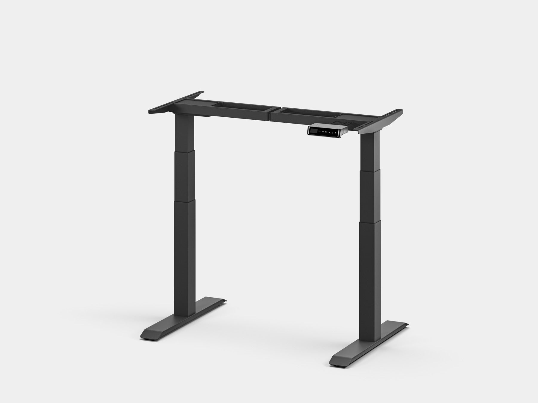 Adjustable Height Standing Desk Frame - Electric Sit Stand Desk Converter with Touch Panel Control for Home & Office Workspace - Ergonomic Workstation Solution for Back Pain Relief & Productivity Boost