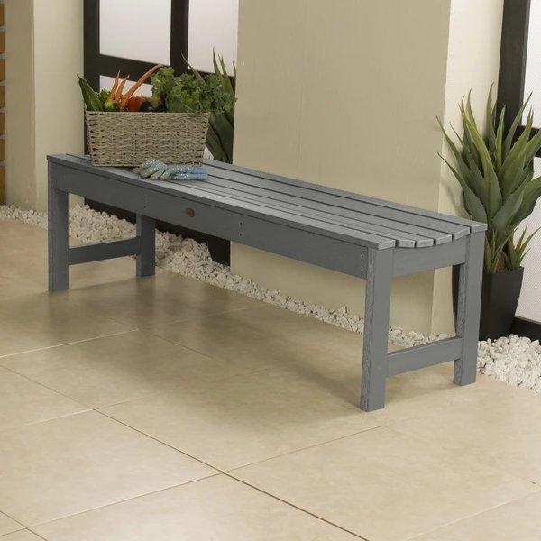 Lehigh Backless Synthetic Wood Picnic Bench - Durable Outdoor Dining Table for Patio, Garden & Park - Perfect for BBQs, Camping & Family Gatherings