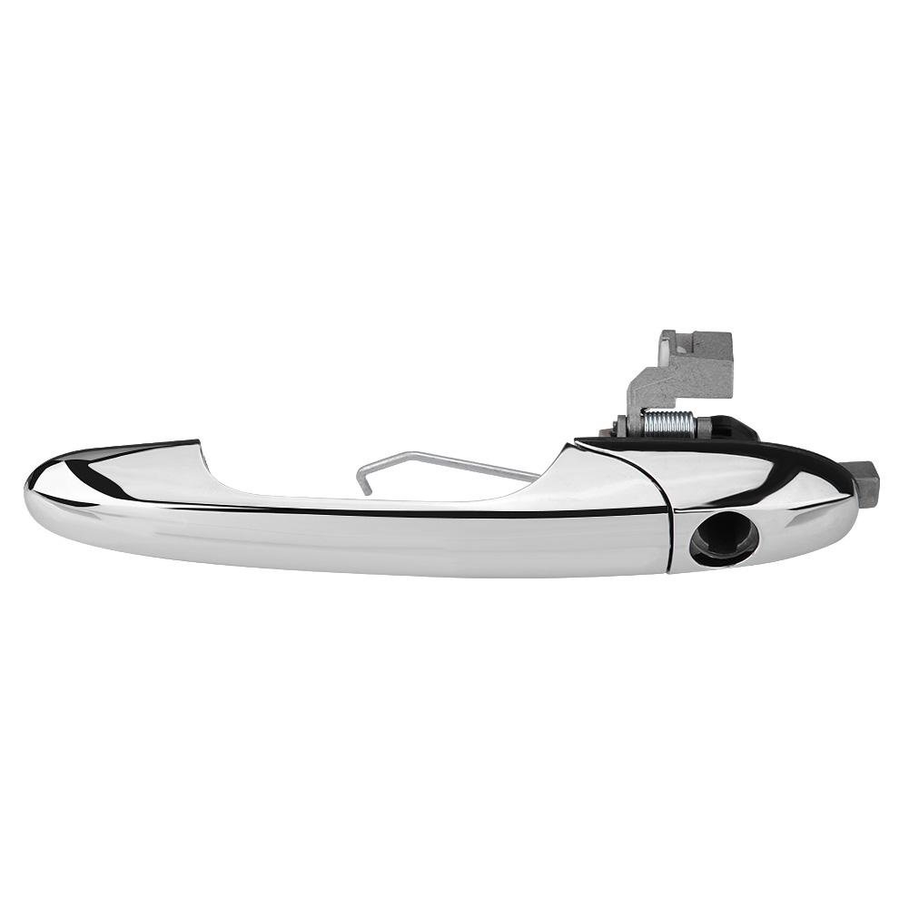 Fiat 500 Left Hand Drive Exterior Door Handle - Chrome Passenger Side Replacement for 2012-2018 Models | Perfect for Door Handle Repair & Car Restoration Projects