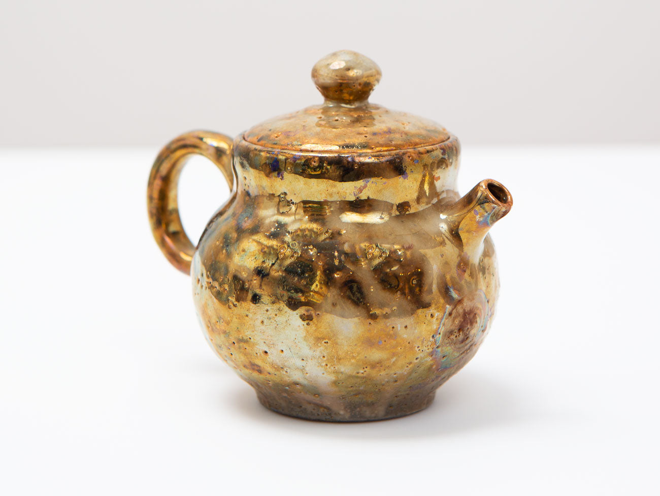 Shino Gold Glaze Ceramic Vase - Handcrafted Japanese Pottery for Home Decor, Wedding Centerpiece & Luxury Gift