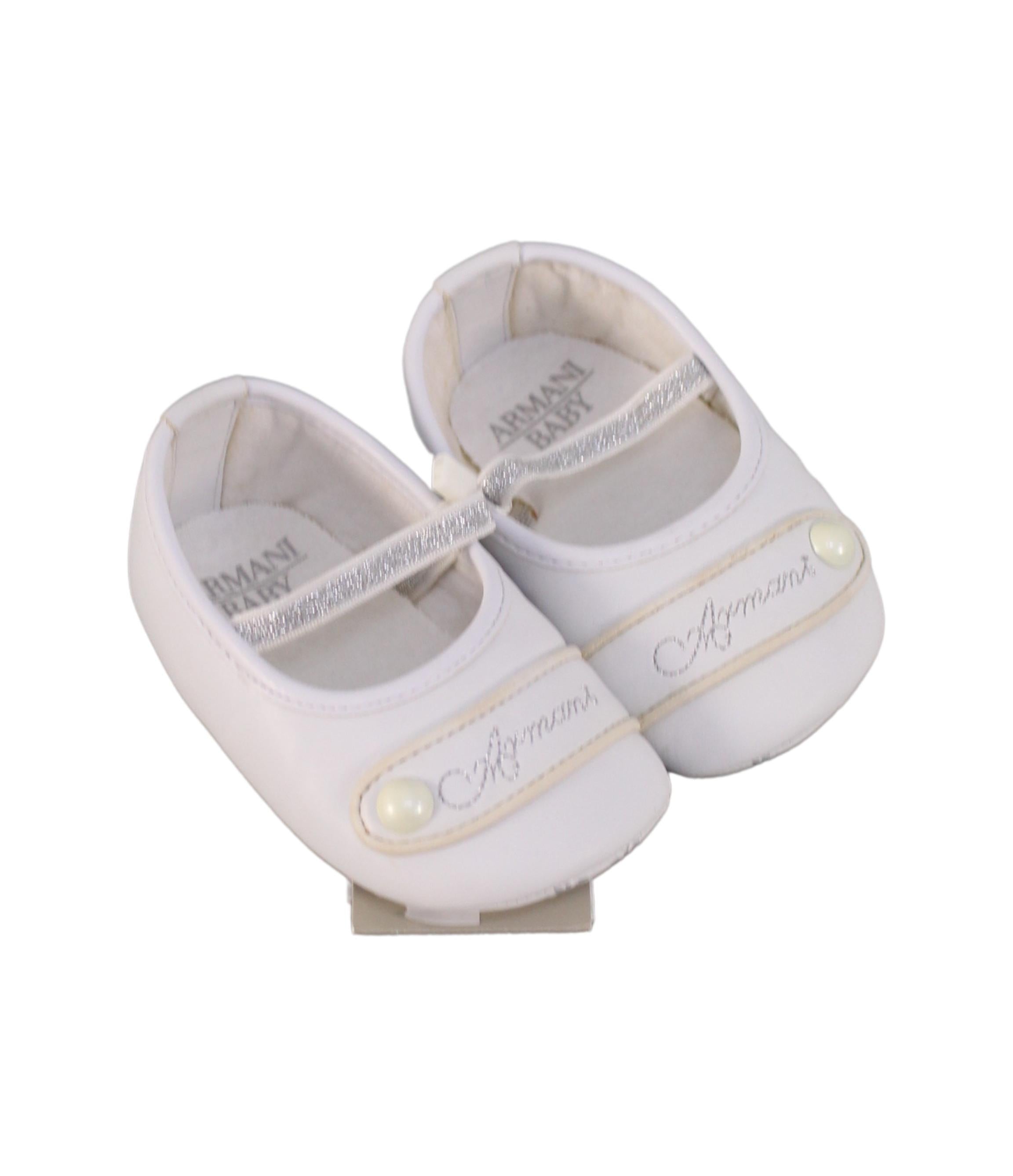 Armani Flats for Girls Size 12-18M (EU19) - Comfortable Baby Shoes for Walking & First Steps - Perfect for Casual Outfits & Special Occasions