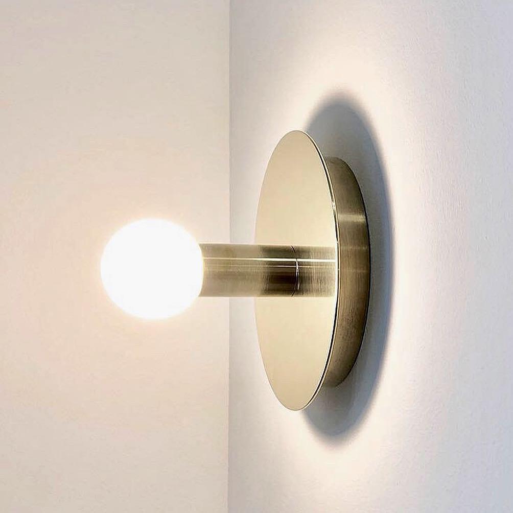 Modern Dot Wall Lamp - Minimalist LED Sconce Light for Bedroom, Living Room & Hallway - Energy Efficient Dimmable Ambient Lighting for Home Decor