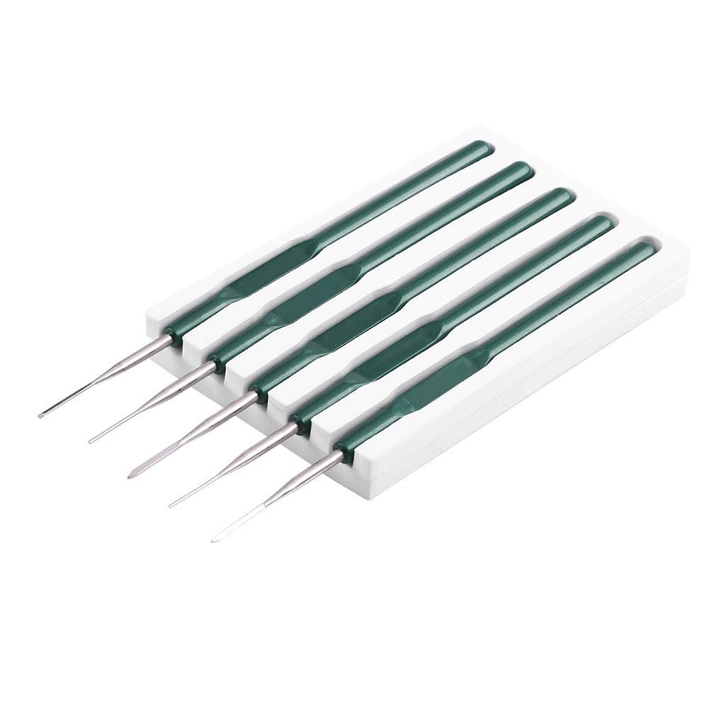 5Pcs Automotive Wiring Harness Terminal Removal Tool Kit - Car Electrical Connector Pin Extractor Set for Wiring Repair & Maintenance (Ideal for Mechanics, DIY Auto Electrical Work)
