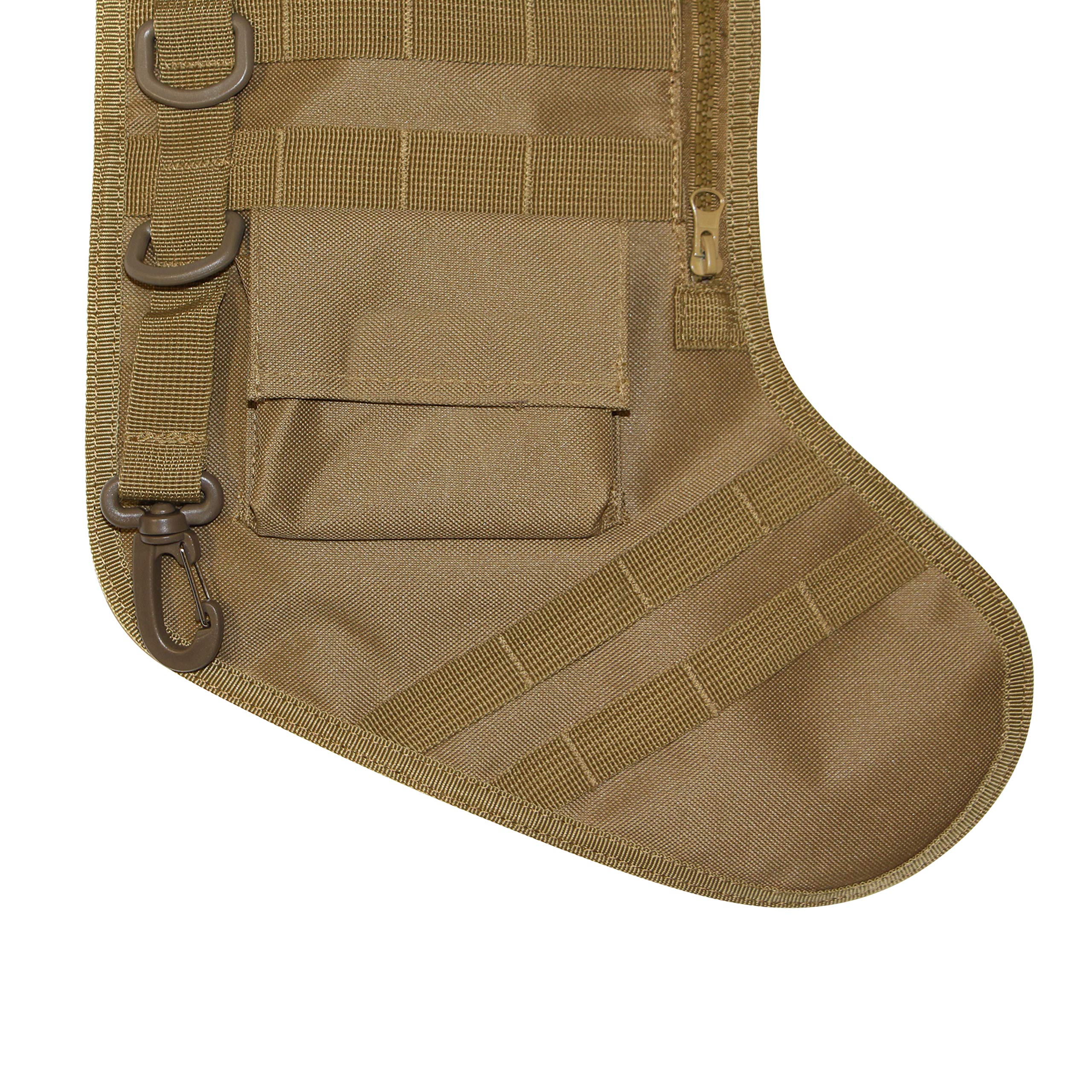 Tactical Christmas Stocking with MOLLE Gear - Durable Military-Style Holiday Decor for Outdoor Enthusiasts & Camping