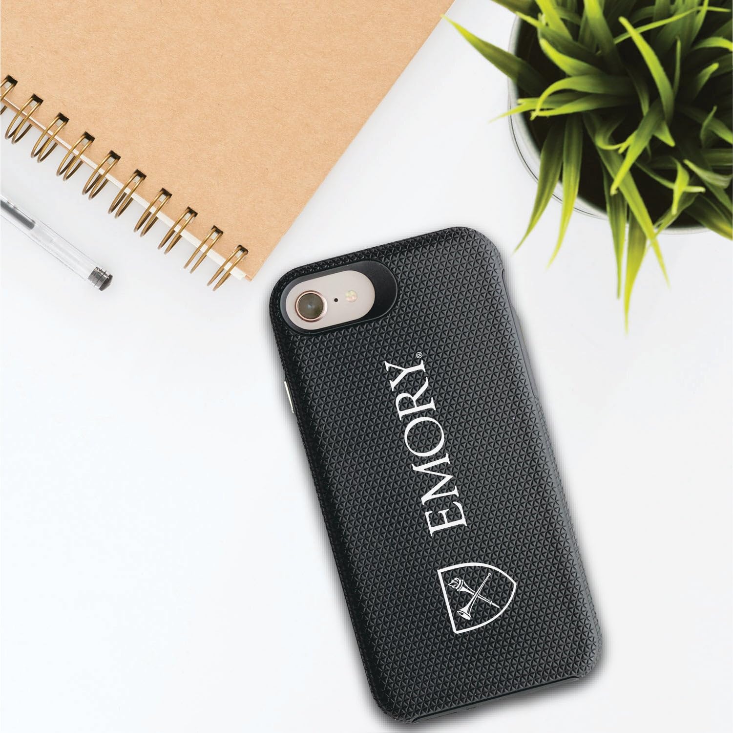 OTM Essentials Shockproof Phone Case for iPhone 13 Pro - Durable Hard Shell with Emory University Design - Perfect for College Students & Alumni Protection