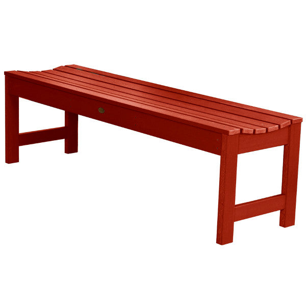 Lehigh Backless Synthetic Wood Picnic Bench - Durable Outdoor Dining Table for Patio, Garden & Park - Perfect for BBQs, Camping & Family Gatherings