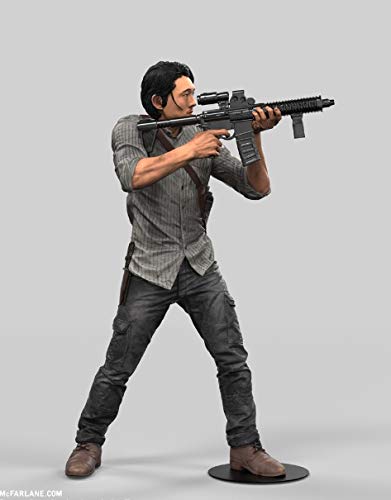 McFarlane Toys The Walking Dead TV Series Glenn 10-Inch Deluxe Action Figure - Collectible Figure for Fans, Display & Role Play Scenes
