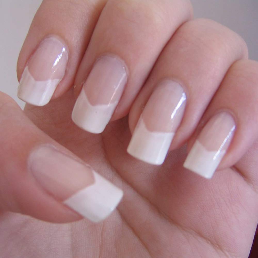 False Nail Tips 500pcs with Case for Nail Salon & Home Use