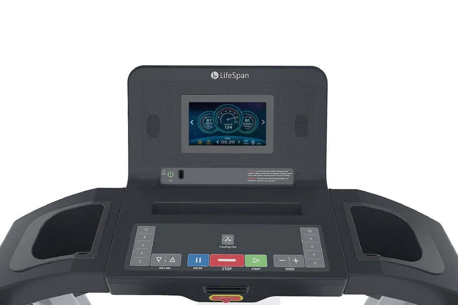 LifeSpan TR4000i Folding Treadmill - Compact Home Exercise Equipment for Running & Walking - Perfect for Small Spaces & Home Gym Workouts