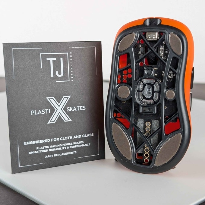 TJ Exclusives PlastiX Xact Replacements for Zowie EC1 CW / EC2 CW / EC3 CW Gaming Mouse - Precision Grip & Durability for Esports & FPS Gaming