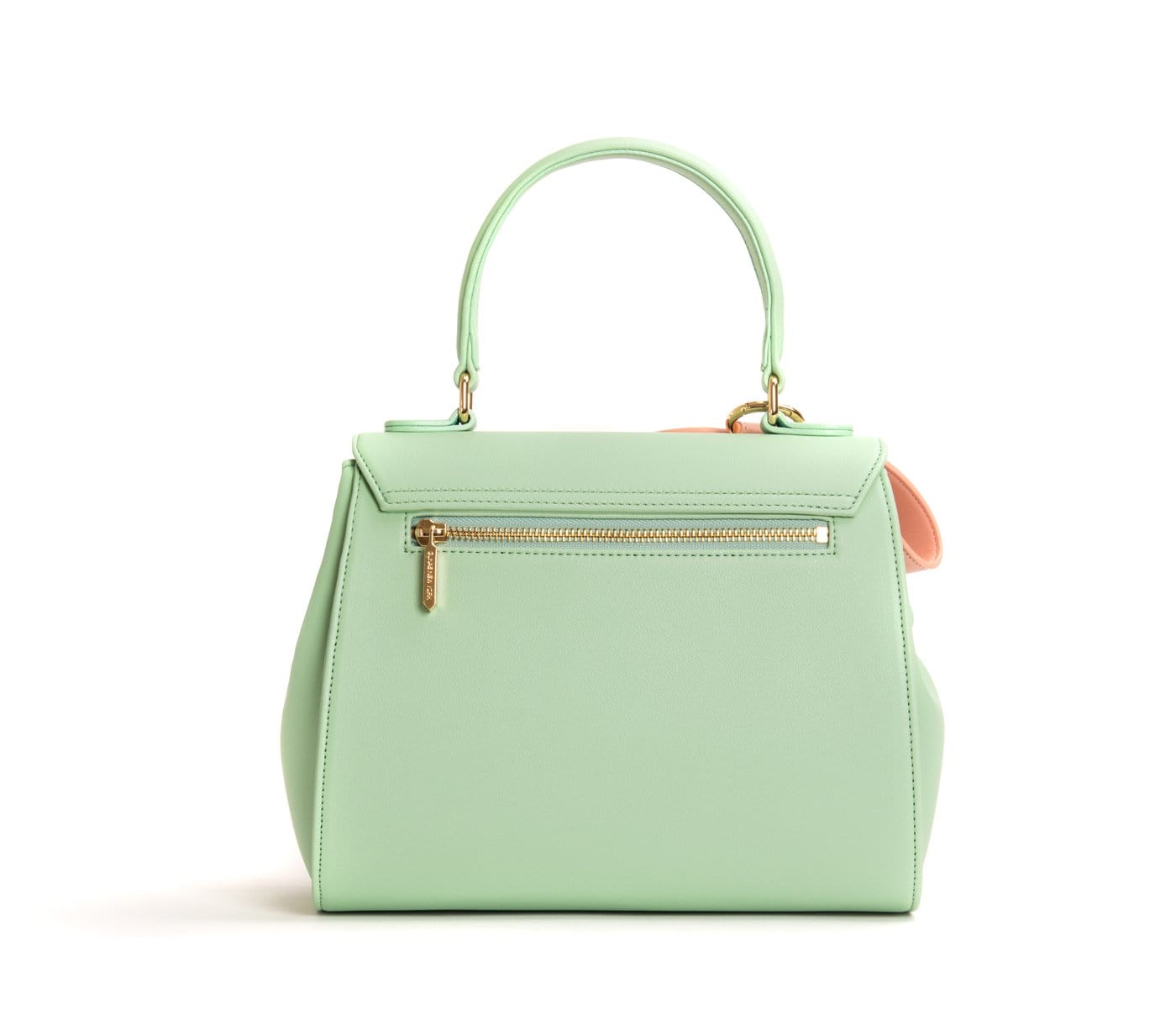 Vegan Leather Handbag for Women | Cottontail Crossbody Purse in Mint & Light Pink | Perfect for Work, Travel & Everyday Use