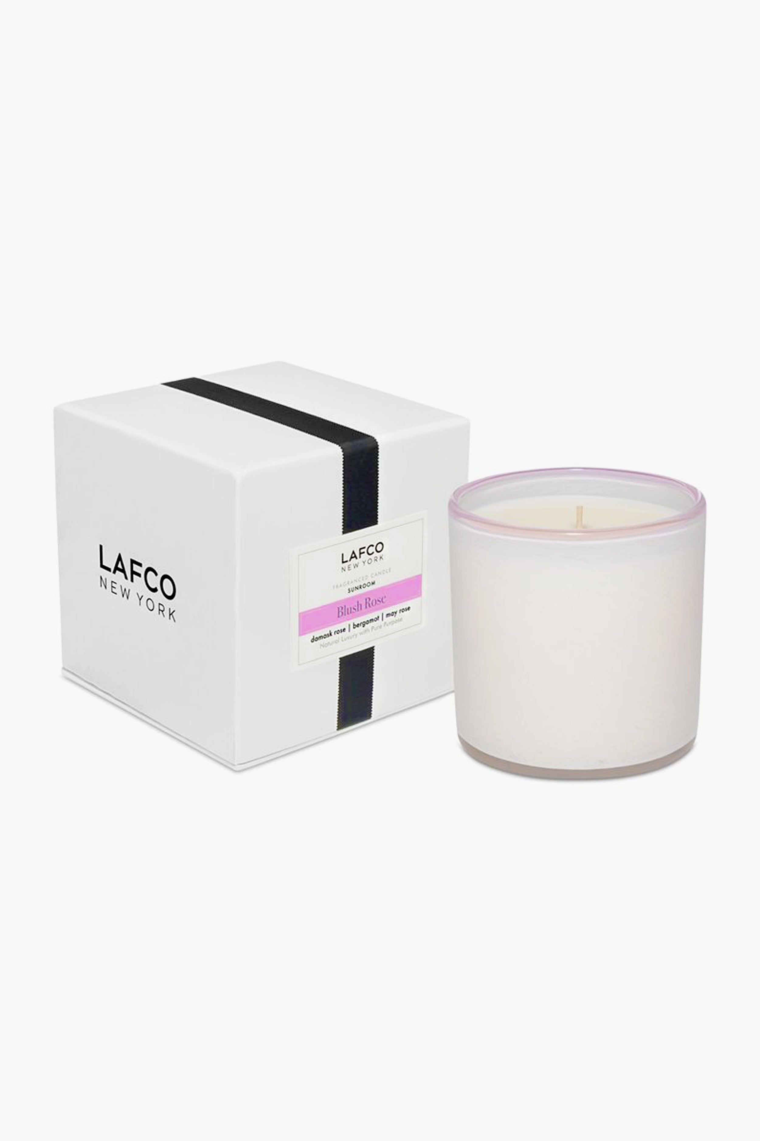 Blush Rose Signature Scented Candle - Handmade Soy Wax Candle for Home, Wedding & Romantic Gifts - Long Lasting Aromatherapy Candle for Relaxation & Stress Relief