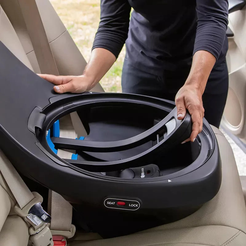 Revolve 360 Extend All-in-One Rotating Convertible Car Seat for Babies & Toddlers - Revere Black | 360° Swivel for Easy Entry/Exit | Rear to Forward Facing | Perfect for Travel & Daily Commute