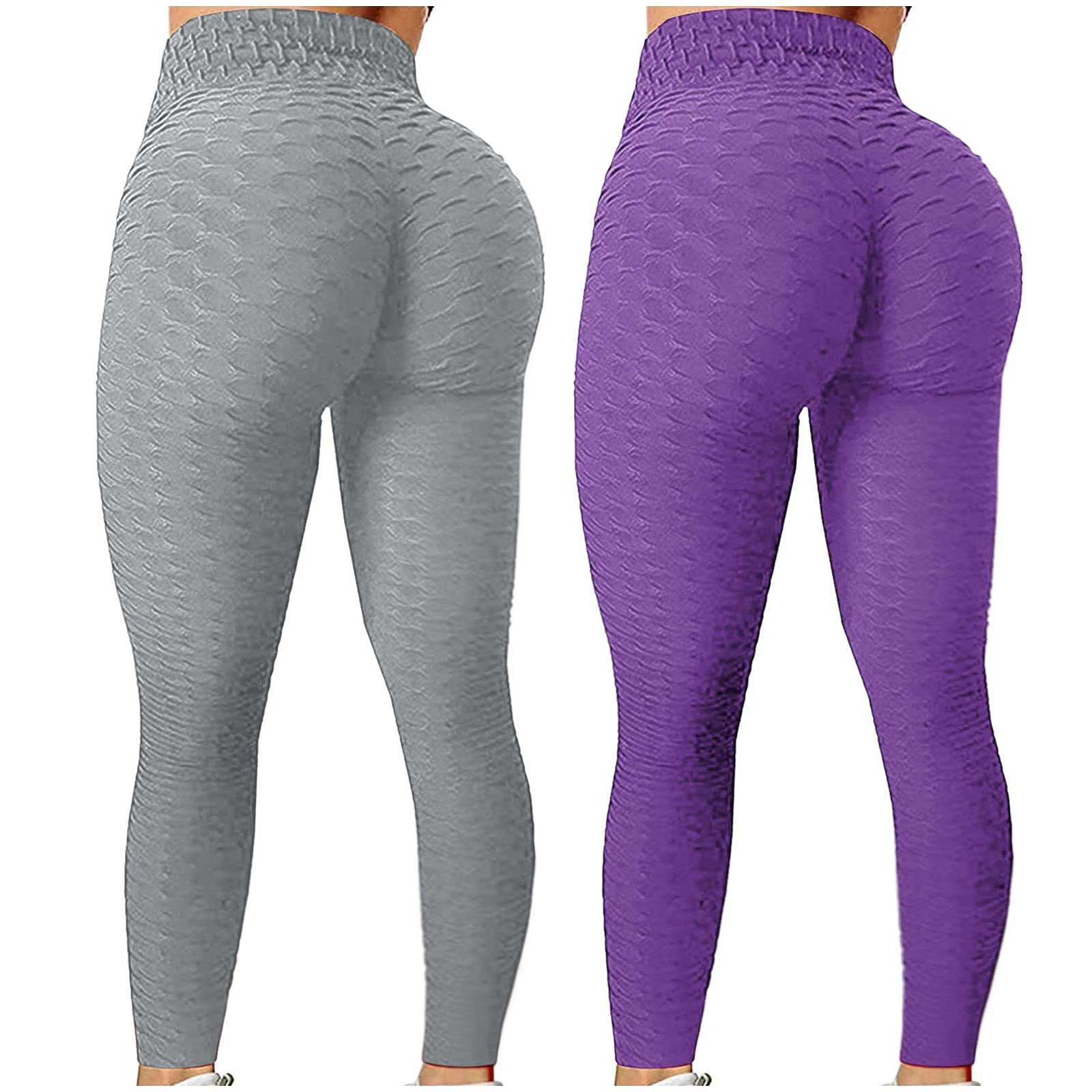Smooto Women's High Waisted Tummy Control Leggings - Black, Red & Rose Gold - Yoga, Workout & Everyday Wear (Size S)