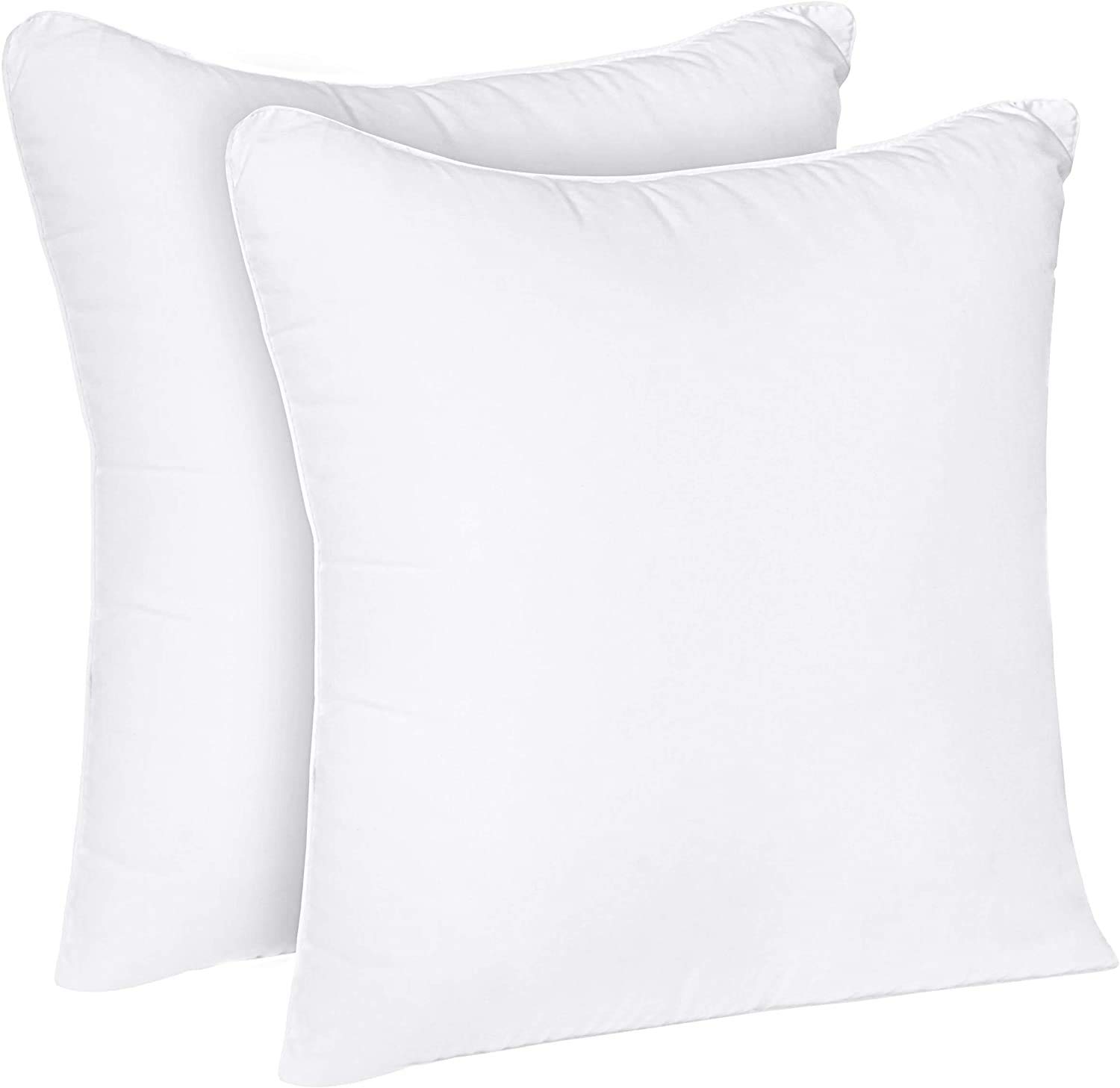 Utopia Bedding 24x24 Inch Throw Pillow Inserts (Pack of 12, White) - Premium Decorative Couch & Bed Pillows for Living Room, Bedroom - Soft & Stylish Home Decor Accent for Sofa, Sectional, Chair