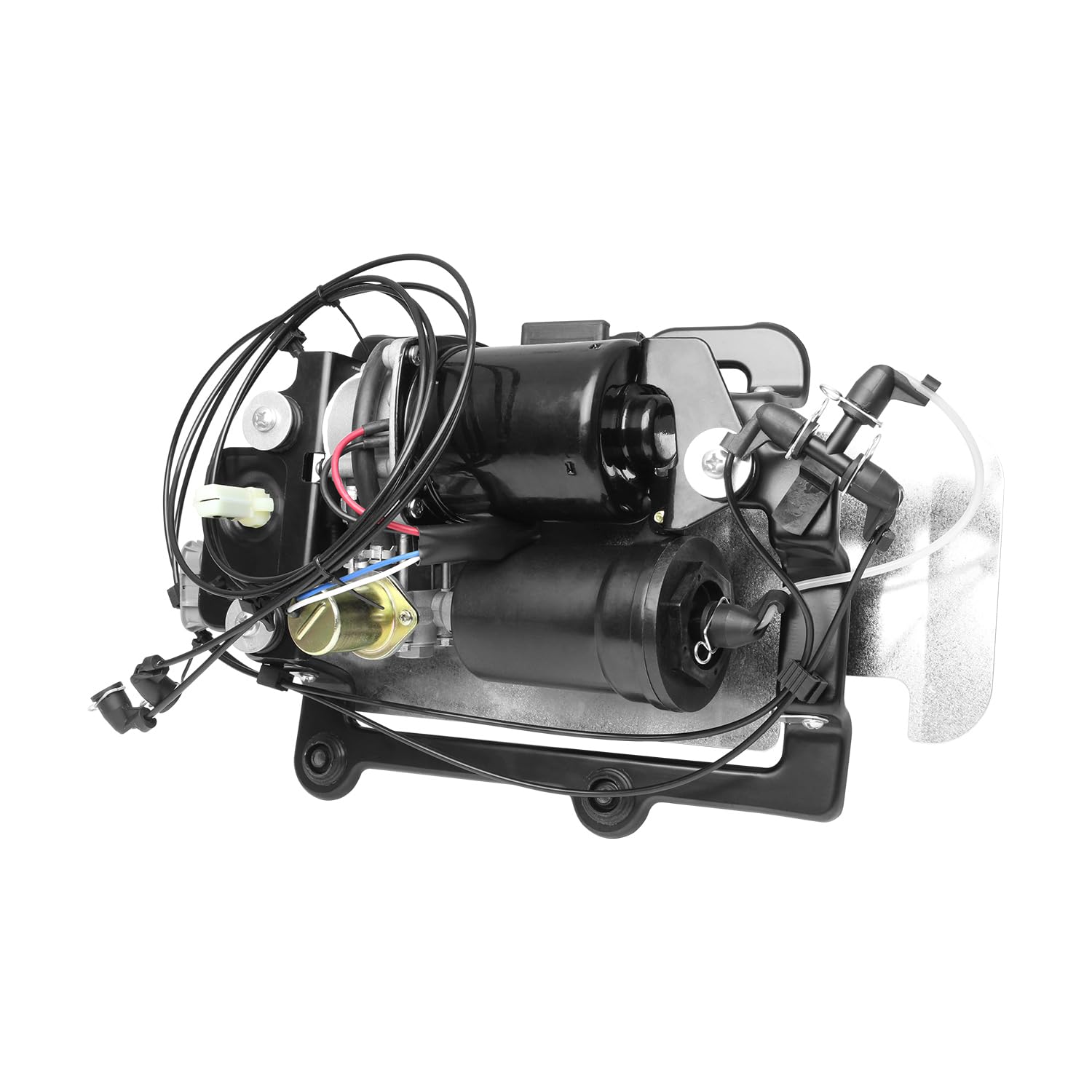 SUNCORE Air Ride Suspension Self Leveling Air Compressor Pump with Mounting Bracket - Replacement for 2004-2009 Cadillac SRX - Perfect for Smooth Rides & Off-Road Adventures