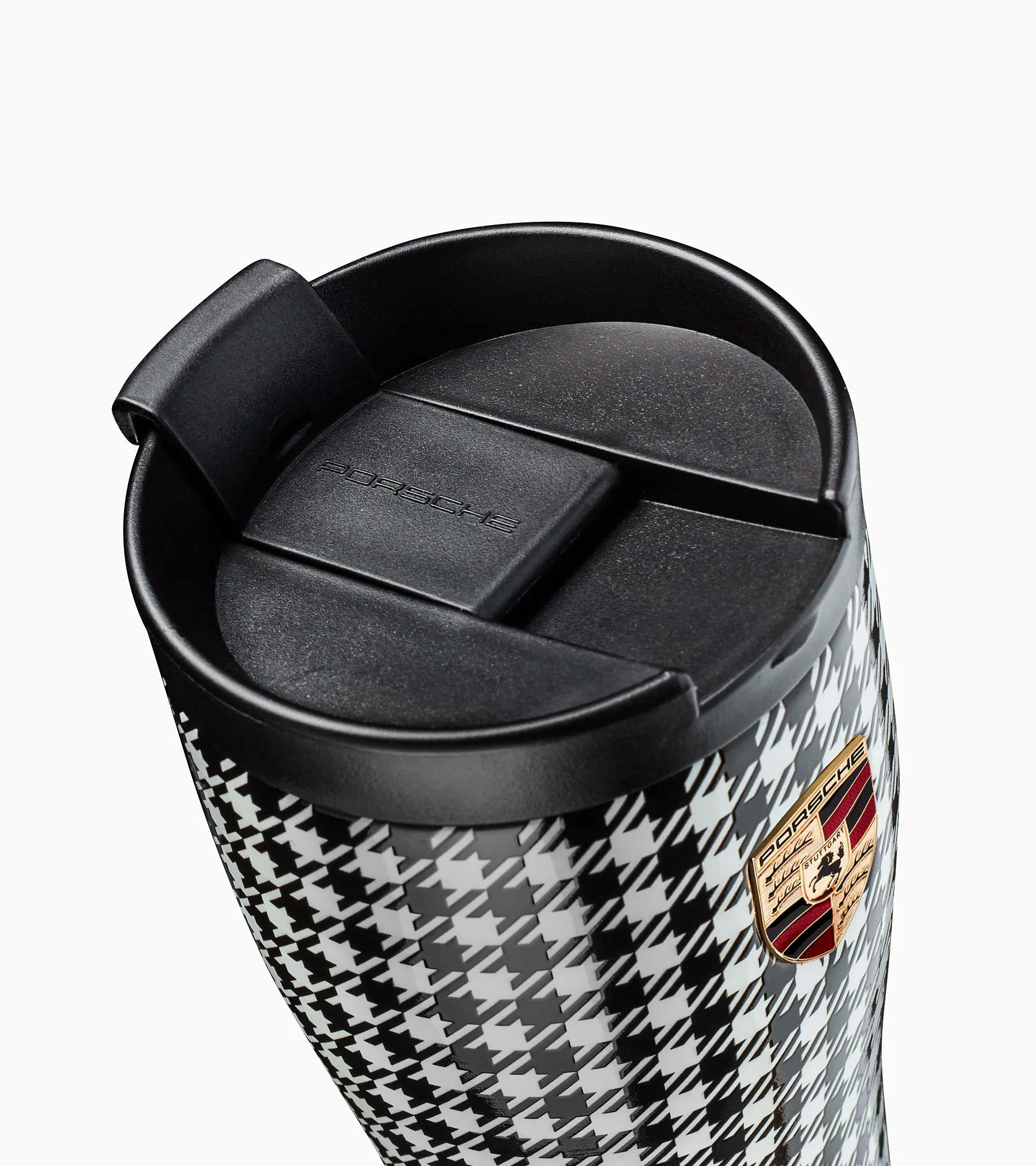 Porsche Insulated Travel Mug with Lid - Stainless Steel Coffee Thermos for Hot & Cold Drinks - Perfect for Commuting, Camping, and Office Use