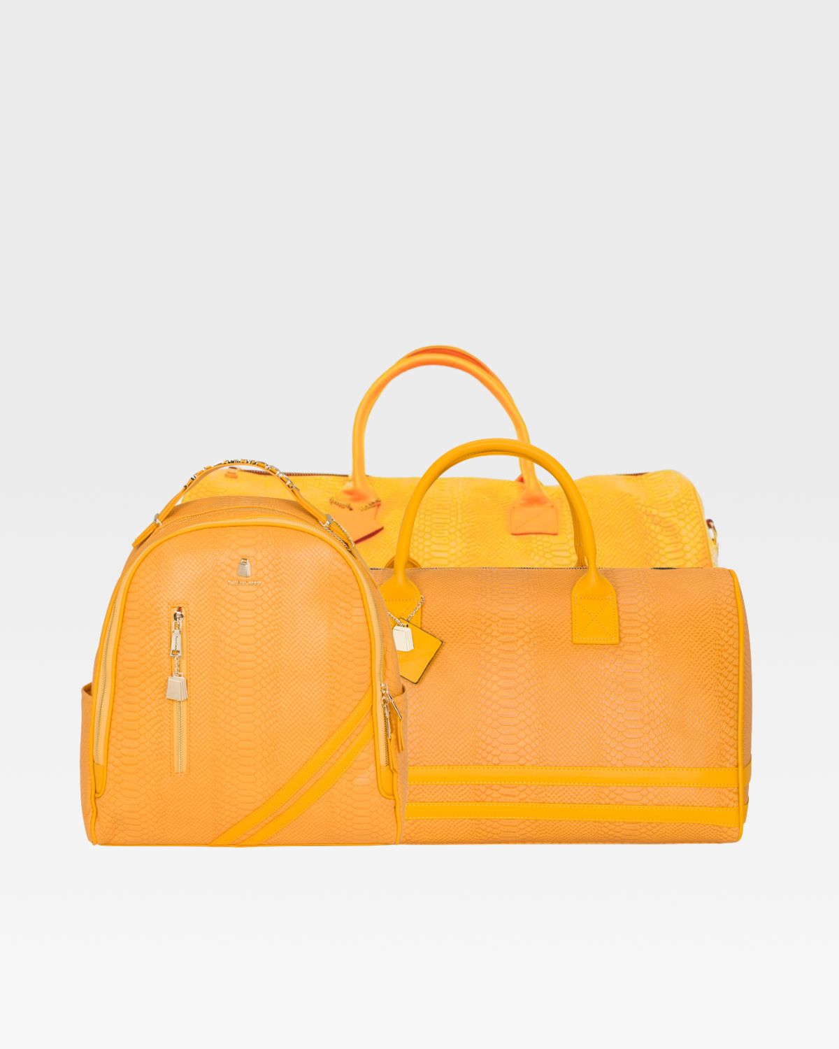 Apollo 1 BFF Travel Set in Mustard Yellow - Perfect Matching Luggage for Best Friends Trips & Vacations