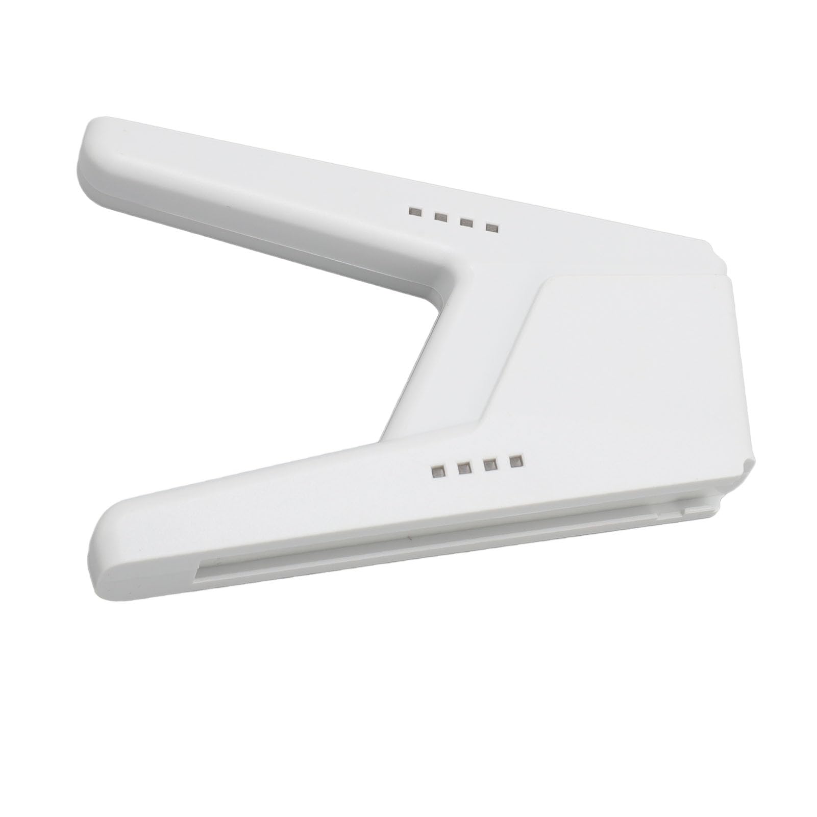 Game Controller Charger with LED - Compact ABS Design for Comfortable Gaming (White) - Perfect for PS5/Xbox Accessories