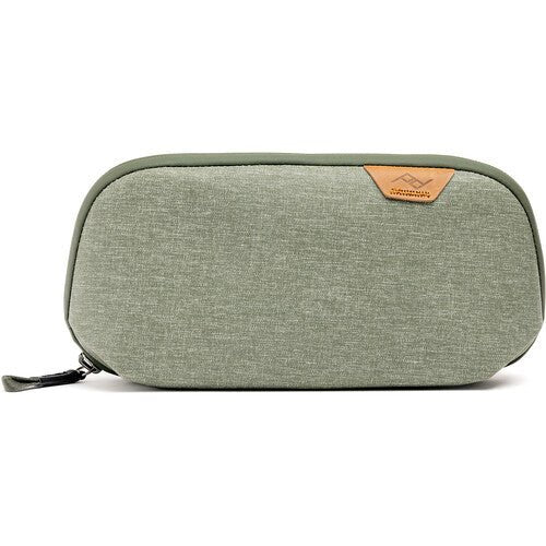 Peak Design Tech Pouch Small Sage - Compact Travel Organizer for Cables, Chargers & Accessories | Perfect for Business Trips & Daily Commute