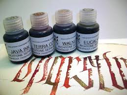 Richtone Sepia Inks - Premium Quality Artist Drawing Ink for Calligraphy, Sketching & Watercolor Painting | Perfect for Professional Artists, Illustrators & Craft Enthusiasts