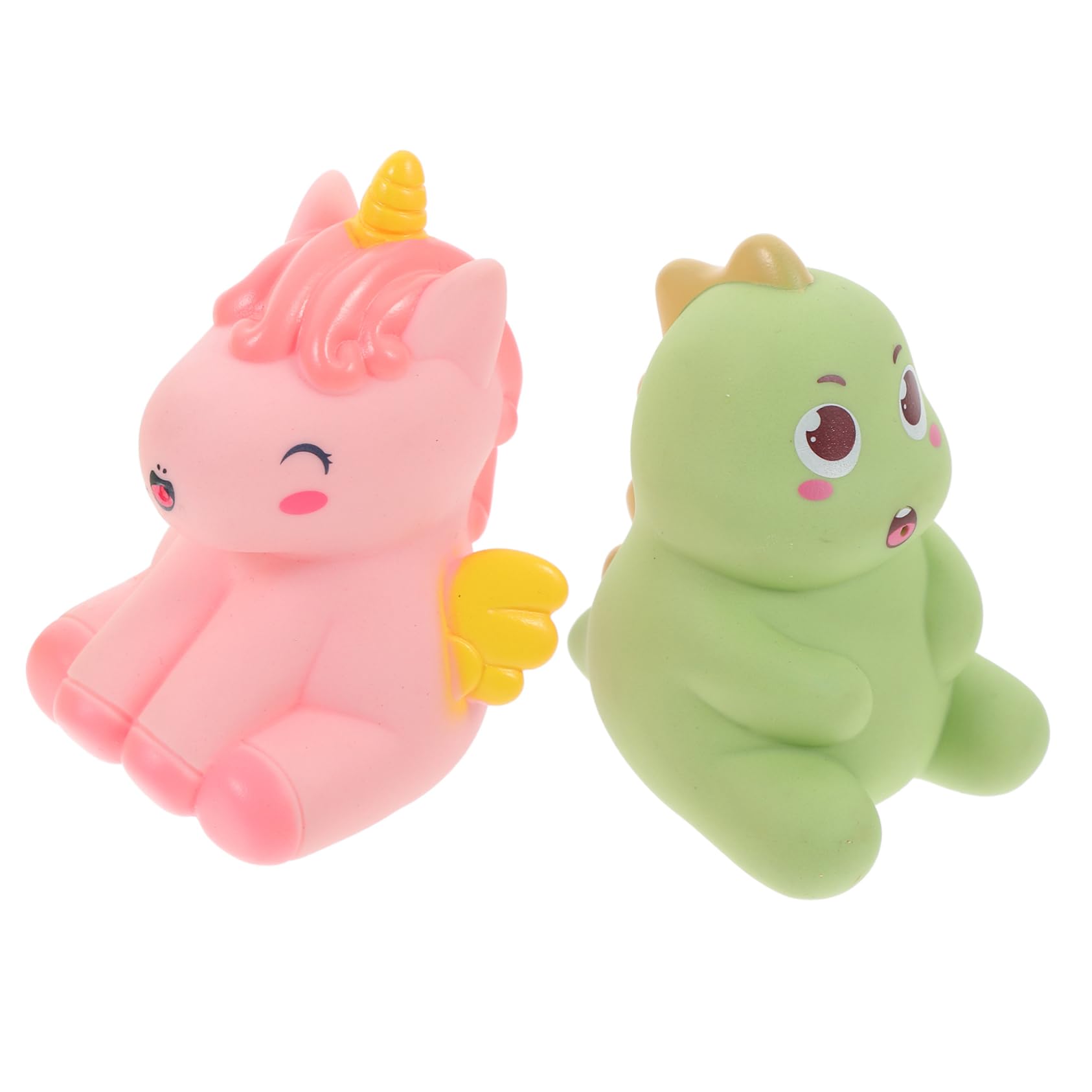 GARVALON 2-Pack Rubber Duck Bath Toys for Kids - Fun Bathtub Toys for Toddlers & Babies, Safe & Non-Toxic Bath Time Play Set - Perfect for Sensory Play, Learning Colors, and Making Bath Time Enjoyable