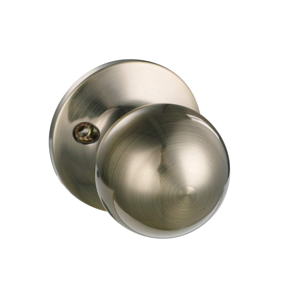Contemporary Passage Lever Door Handle Set - Non-Locking Reversible for Left/Right Hand Doors - 4 Pack (Hallway, Closet, Bedroom, Office) - 5763-AB-SET