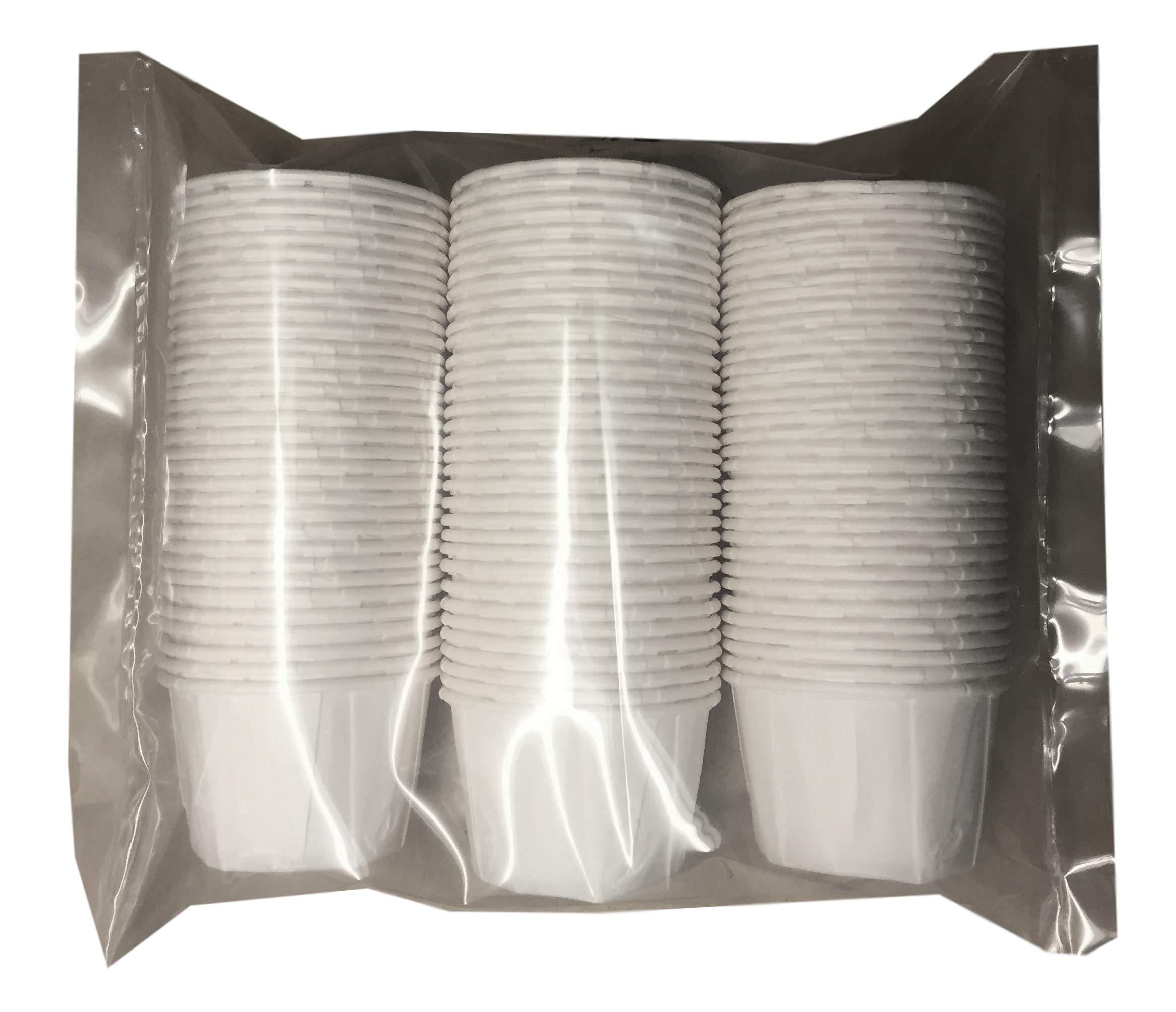 100 Pcs 2 oz Disposable Paper Portion Cups - Small Medicine Cups for Epoxy Resin, Polyester Resin, Paints & Crafts | Perfect for Mixing, Measuring & Storing Small Quantities