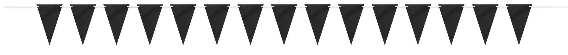 9 ft Black & White Chalk Paper Flag Banner with Chalk - Perfect for Birthdays, Bridal Showers, Graduations & Parties - Decorative Wall Hanging for Events & Celebrations