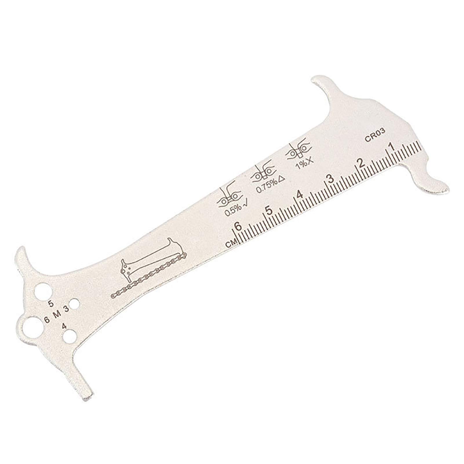 LINASHI 3-in-1 Bicycle Chain Checker & Wear Indicator - Precision Measuring Tool for MTB & Road Bikes with Hook - Perfect for Cycling Maintenance and Bike Tune-Ups