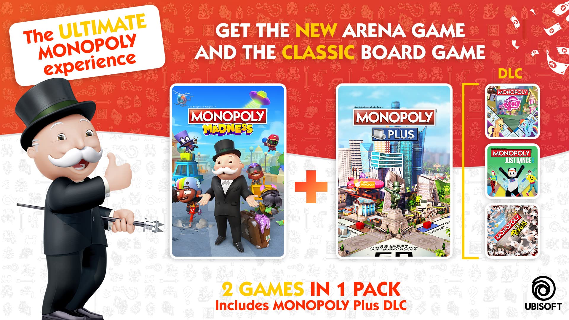MONOPOLY PLUS & MONOPOLY Madness Bundle - Family Board Game for PlayStation 4 & PlayStation 5 | Fun Party Game Night for Kids & Adults | Digital Download Edition