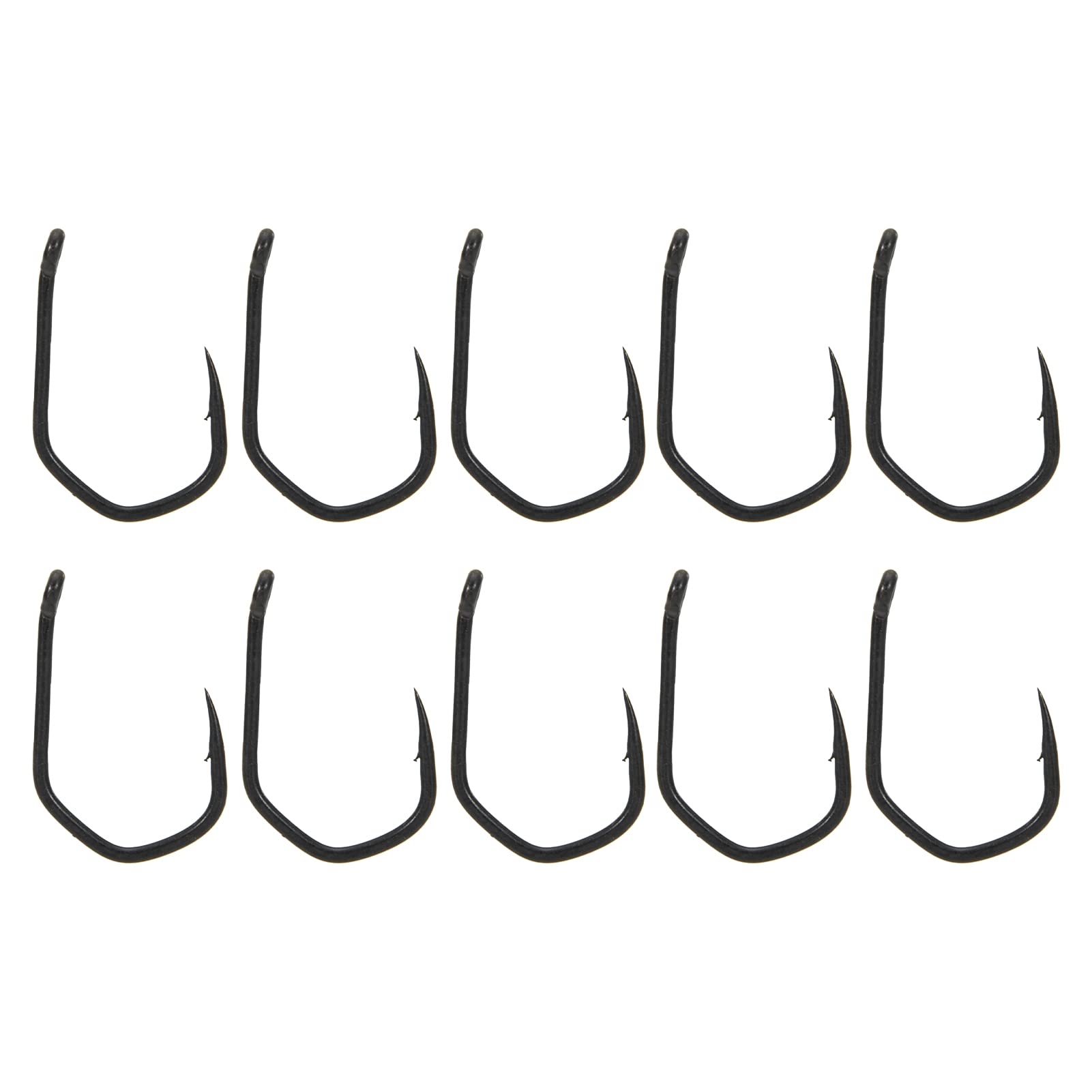 10Pcs Corrosion-Resistant Fishing Hooks - Triangular J Hooks for Angling & Freshwater Fishing