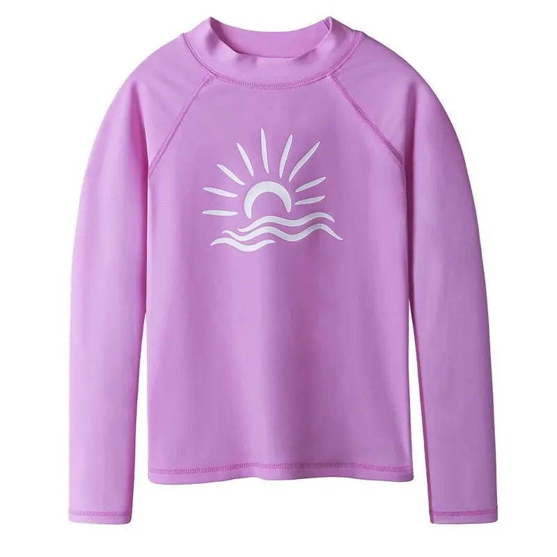 Kids UV Protection Swim Rash Guard Vest - UPF 50+ Sun Protective Swim Shirt for Boys & Girls | Swimcore Rashguard for Beach, Pool & Water Sports