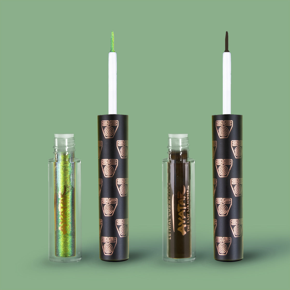 Avatar The Last Airbender Toph Liner Set - Official Anime Cosmetics Collection for Eyes & Face - Perfect for Cosplay, Halloween & Anime Conventions