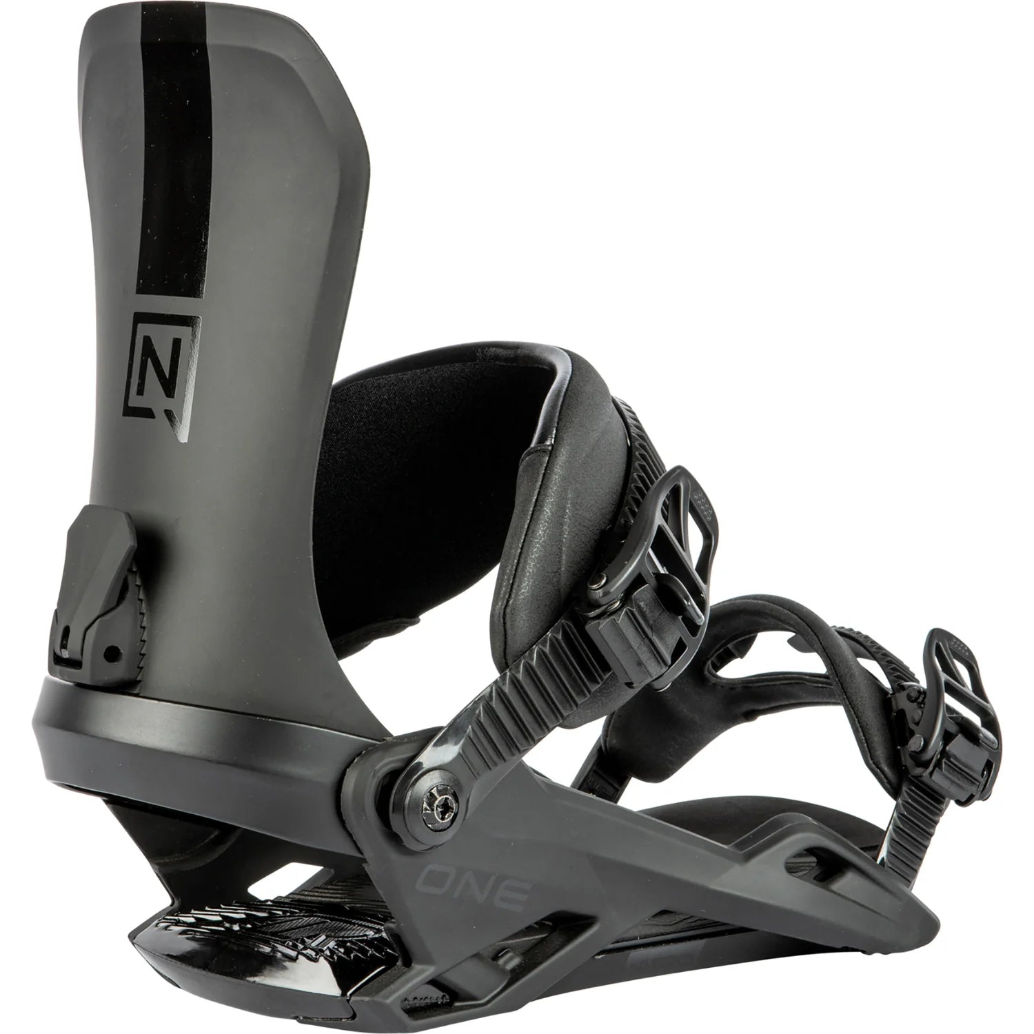 Nitro One Snowboard Bindings for Men 2024 - High-Performance Snowboard Bindings for All-Mountain & Freestyle Riding
