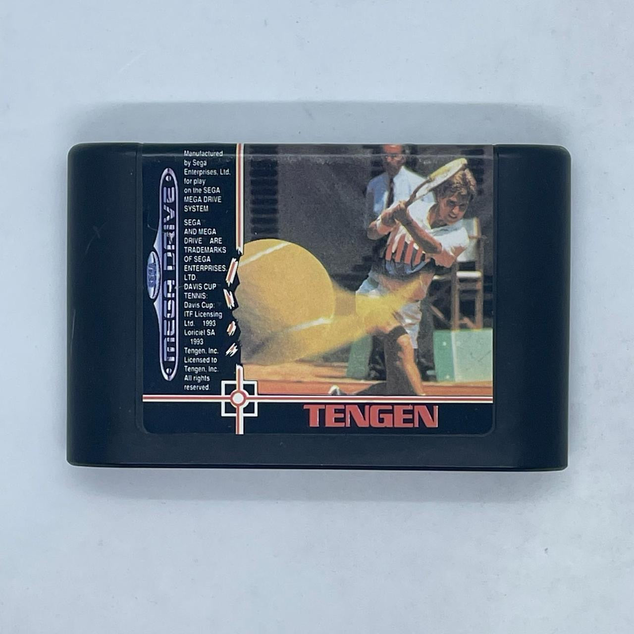 Davis Cup World Tour Sega Mega Drive Game Cartridge - Classic Retro Video Game for Sega Genesis Console - Perfect for Collectors & 90s Gaming Nostalgia