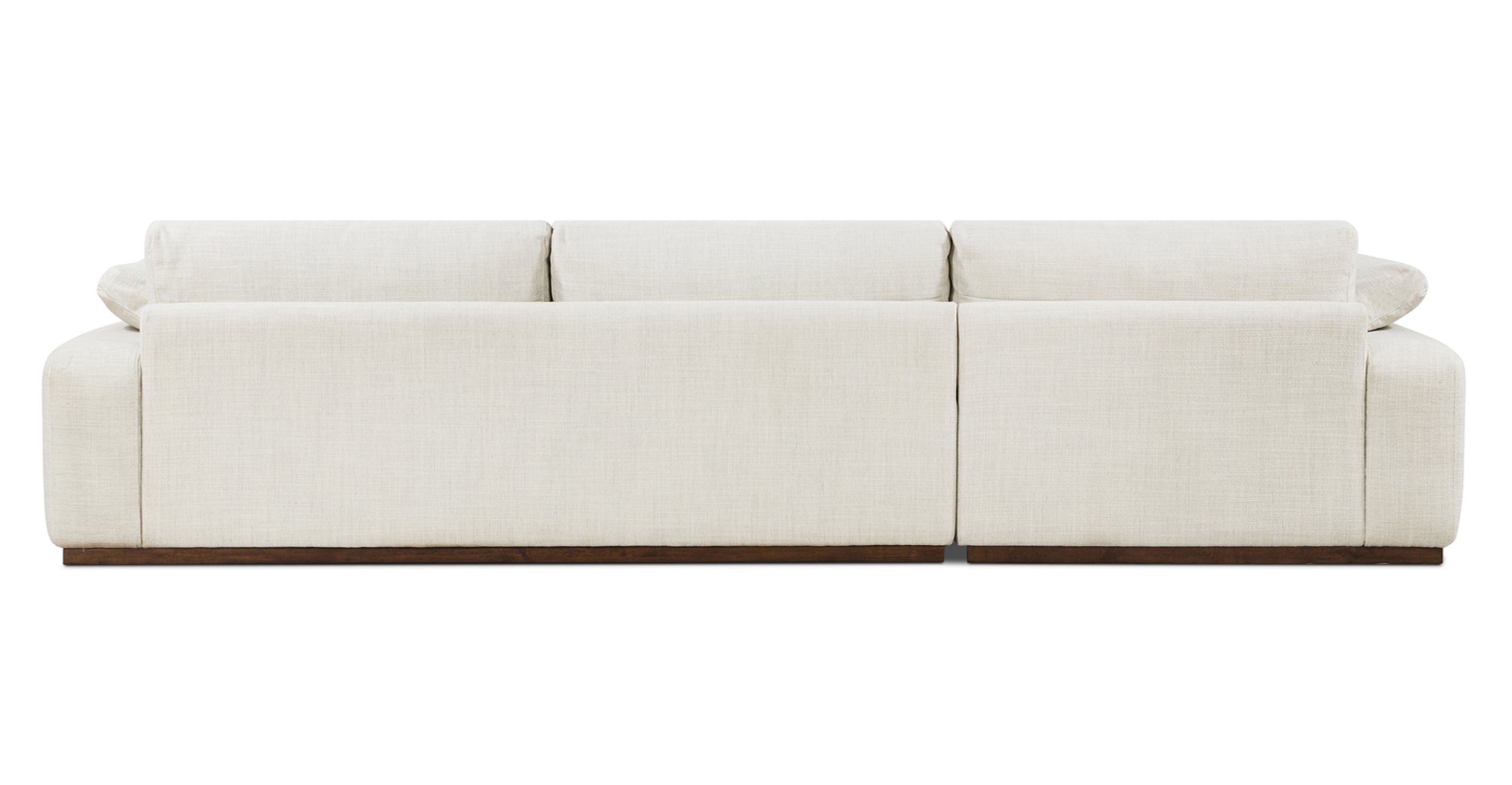 Malaga Left Facing Sectional Sofa - Modern L-Shaped Couch for Living Room, Family Room & Home Theater | Comfortable Fabric Upholstery with Reversible Chaise