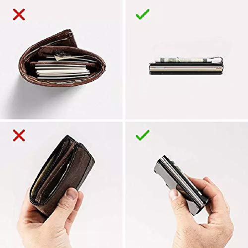 Premium RFID Blocking Carbon Fiber Wallet & Key Organizer - Slim Minimalist Design for Men & Women - Perfect for Travel, Business & Everyday Use