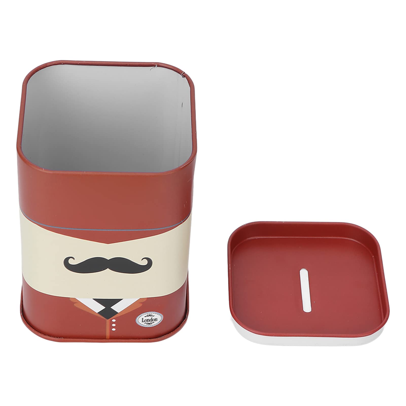 Safety Razor Blade Storage Container - Removable Design, Large Capacity & Compact Structure for Home Use | Perfect for Travel, Shaving Kits & Beard Grooming (Red)