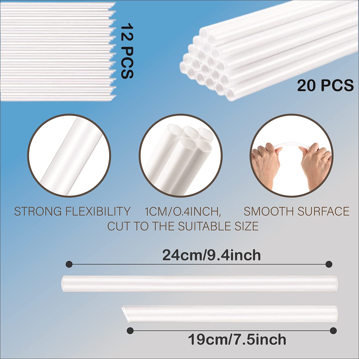 Sturdy Cake Dowels & Plastic Scraper Set for Tiered Wedding Cakes - Essential Baking Tools for Professional Cake Decorating and Stability