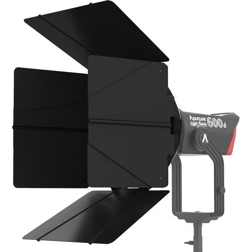 Aputure F10 Barndoors for LS 600d Fresnel Light Modifier - Professional Photography & Video Lighting Control for Studio and Outdoor Shoots